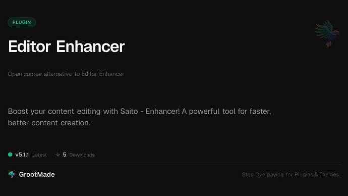 Editor Enhancer