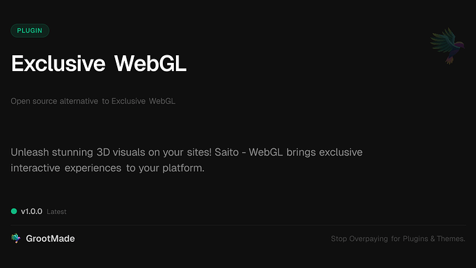 Exclusive WebGL