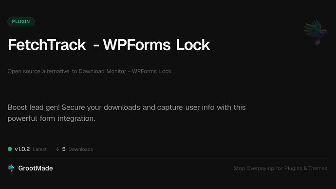 FetchTrack - WPForms Lock