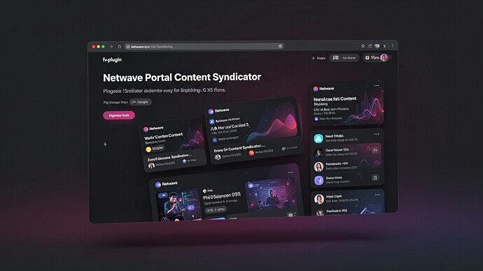 Netwave Portal Content Syndicator
