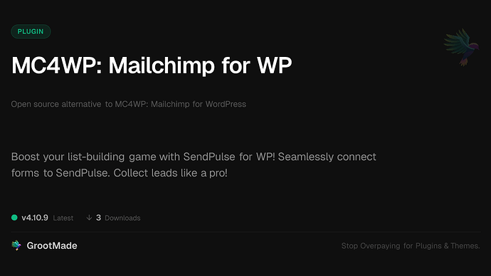 MC4WP: Mailchimp for WP