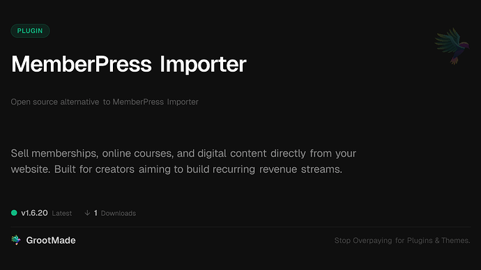 MemberPress Importer