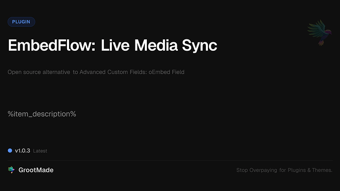 EmbedFlow: Live Media Sync