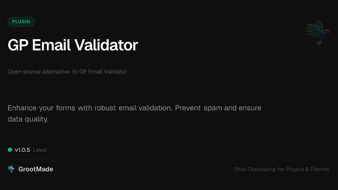 GP Email Validator