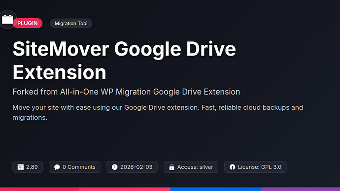 CloudSync WP Transfer Hub