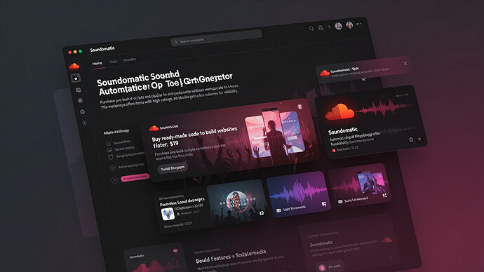 Soundomatic SoundCloud Automatic Post Generator