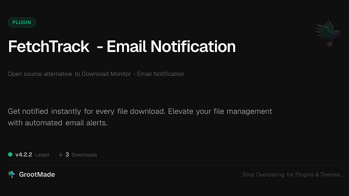 FetchTrack - Email Notification