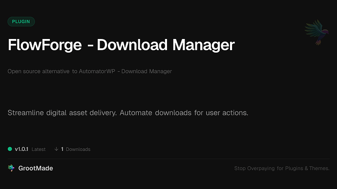 FlowForge - Download Manager