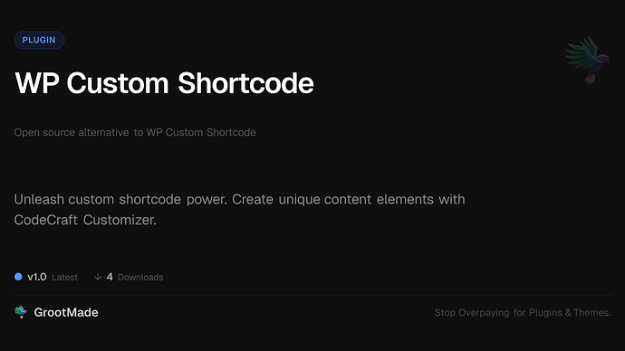 WP Custom Shortcode
