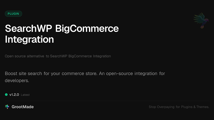 SearchWP BigCommerce Integration