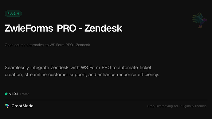 ZwieForms PRO - Zendesk