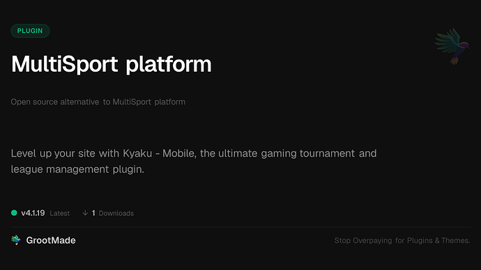 MultiSport platform
