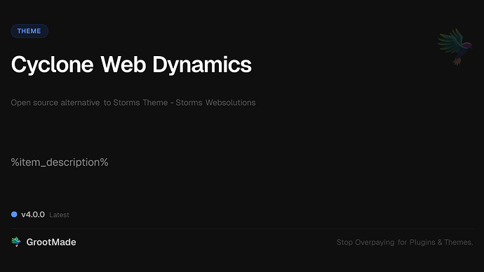 Cyclone Web Dynamics