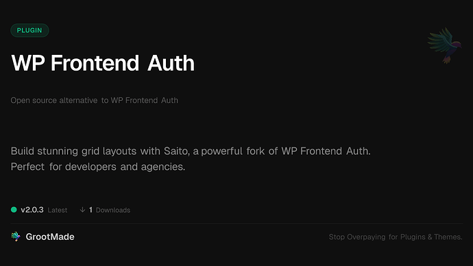 WP Frontend Auth