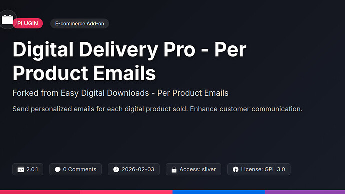 Awesome Downloads - Per Product Emails