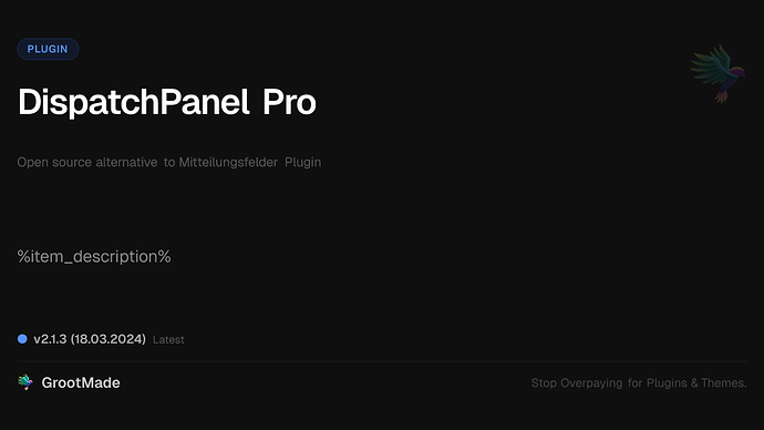 DispatchPanel Pro