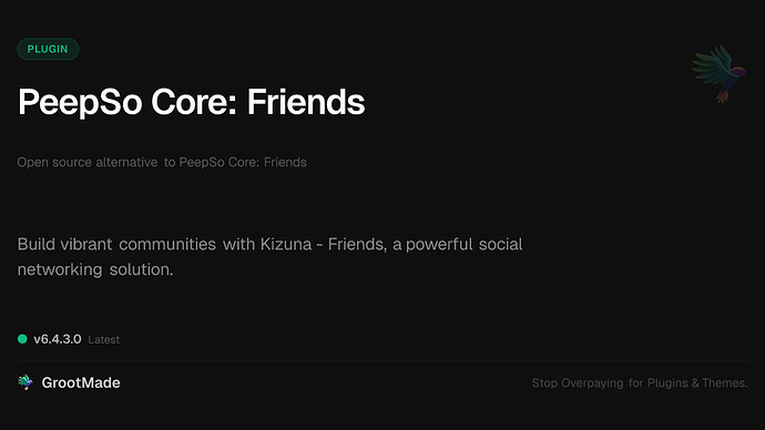 PeepSo Core: Friends