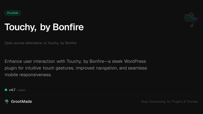 Touchy, by Bonfire