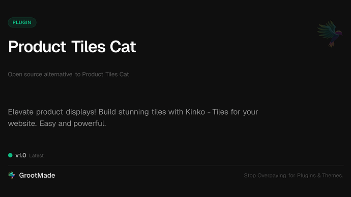 Product Tiles Cat